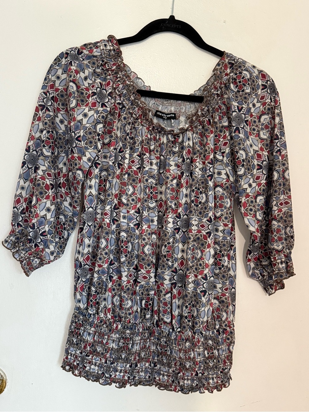 Cha Cha Vente Floral Blouse in Multicolor Large